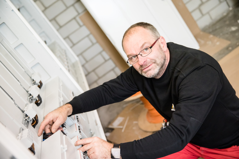 moderne Elektroinstallation